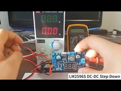 Modul Catu Daya Voltmeter LED LM2596S Dengan Tampilan Digital