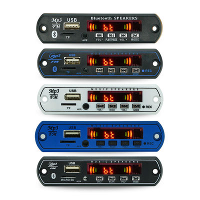 FM Radio MP3 Decoder Board dengan Lossless Audio FM Radio Function dan BT 5.0