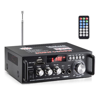 300W Digital HIFI Audio Stereo Power Amplifier dengan LCD Display dan Bluetooth