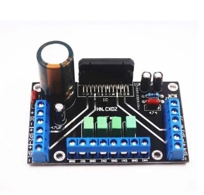 Papan Penguat Audio BTL yang Kuat DC 12V TDA7388 Empat Saluran 4 x 41W untuk PC dan Mobil