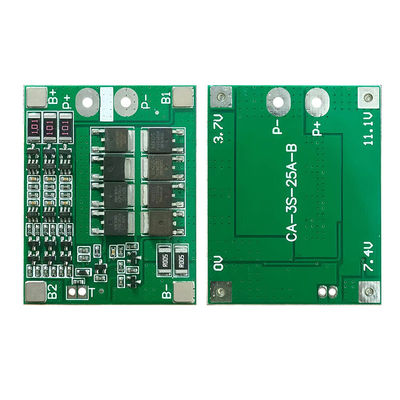 CA-3S-25A-B-T Li-Ion 18650 BMS PCM Papan Perlindungan Baterai BMS PCM Dengan Keseimbangan Untuk Li-Ion Lipo Battery Cell Pack Module DIY