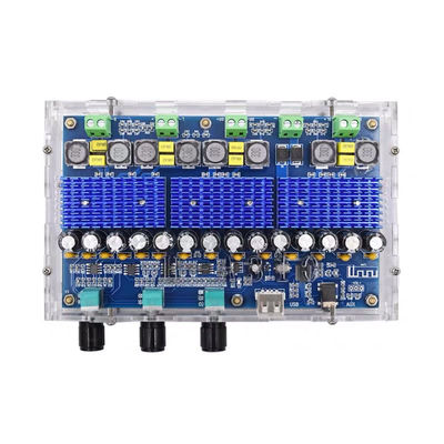 TPA3116D2 5.0-Compatible Digital Power Amplifier Board 4 Channel dengan 50Wx2 100Wx2 Stereo Dual Bass Receiver Amplifier