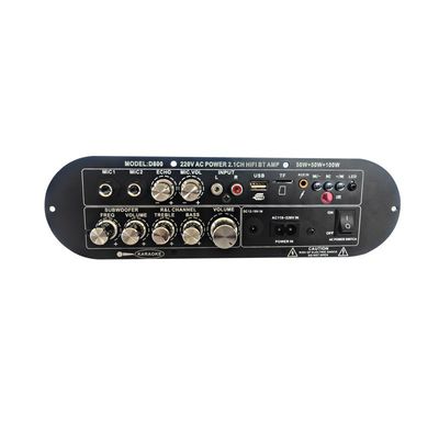 D800 Professional 2.0 Channel Bluetooth Digital Amplifier Board 12V Daya Tinggi yang Dapat Diisi Ulang untuk DJ/Karaoke