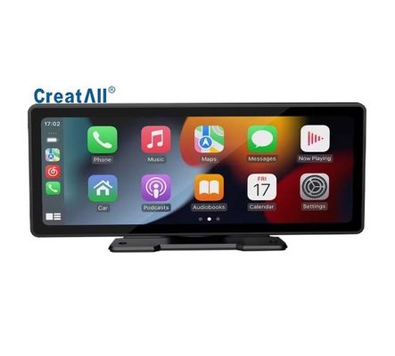 Layar Portabel Carplay 10.26 inci Creatall MP5 Navigasi Reversing Interconnection untuk Pemutar Mobil Nirkabel BT USB Dasbor