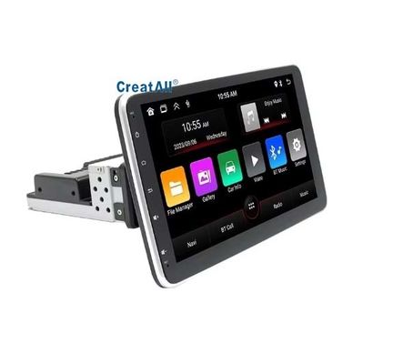 Creatall 10.1 Inch Central Control Car Android GPS Navigation Unit CarPlay untuk BT USB 360 derajat Rotating Screen Single Head