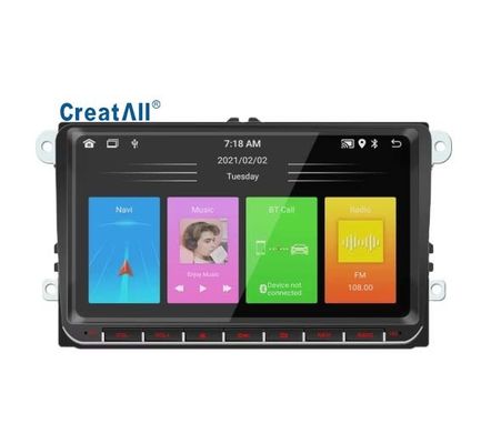 Creatall Baru 9-Inci untuk Unit Kepala Mobil Volkswagen untuk Pemutar MP5 Bluetooth Sistem Android Navigasi GPS CarPlay Terintegrasi
