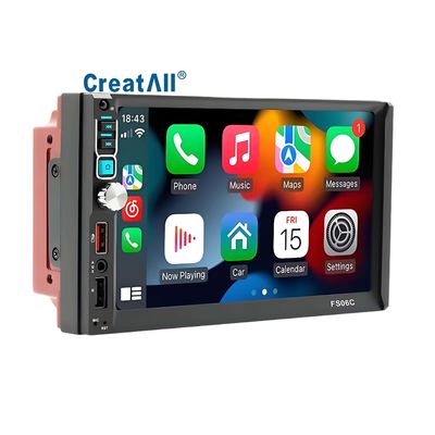 Creatall 7-Inch Dual Reel Reverse Camera MP5 Player untuk Bluetooth Central Control Screen CarPlay Navigasi Android Auto Mirror