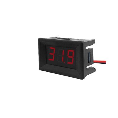 Mini 0.36inch LED Display Digital Voltmeter Panel Meter 0-100V DC Range Red Color Electromobile Car Temperature Voltage Meters