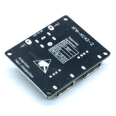 DC-DC Buck Converter Pengisian Modul Step Down 6-32V 9V 12V 24V Ke Papan Pengisi Daya Cepat USB Ganda QC3.0 QC2.0