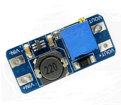 MT3608 2A DC-DC Papan Tegangan Peningkatan Input Tegangan Lebar 2/24V Lto 5/9/12/28V Modul Daya Dapat Disesuaikan