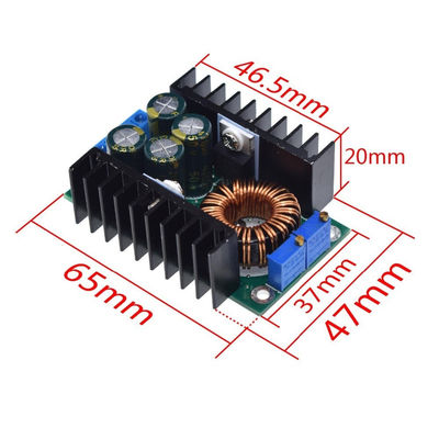 Modul Step Down DC 300W 9A DC 5-40V Ke 1.2-35V Modul Catu Daya Konverter Buck Dapat Disesuaikan