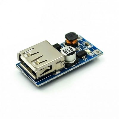 Modul Catu Daya Step-Up Papan Sirkuit Pengisi Daya Konverter Peningkat DC-DC 0.9V-5V 600mA