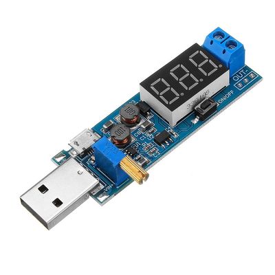 DC 3.5- 12V 1.2-24V Modul Catu Daya Modul Konverter USB Buck Step UP Step Down