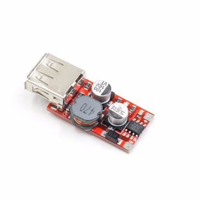 Modul Pengisi Daya USB Mobil 6-24V 3A Modul Catu Daya Konverter Step Down DC Buck