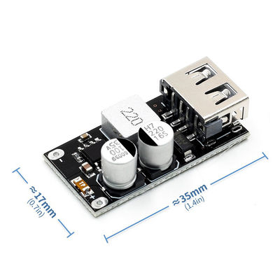 QC3.0 2.0 USB DC-DC Buck Converter Pengisian 6-32V Modul Catu Daya Papan Pengisi Daya Sirkuit