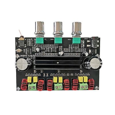 Daya Output 100W 12-24V Tegangan Suplai 2.1 Saluran TPA3116D2 Papan Amplifier Audio Digital