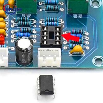 NE5532 Amplifier Audio Module Kelas D Amplifier Digital dengan Input DC12V-24V dan Pengaturan Volume Treble Bass