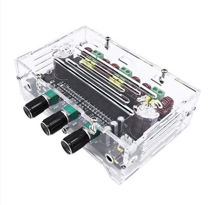 Modul Amplifier Audio 3 saluran DC 6-100V tampilan lampu indikator LED Pilot Lamp