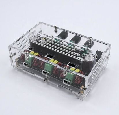 Modul Amplifier Audio 3 saluran DC 6-100V tampilan lampu indikator LED Pilot Lamp