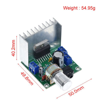 TDA7297 Modul Audio Amplifier 15W + 15W Saluran Ganda dengan Input Daya DC 8-18V untuk Speaker Rak Buku