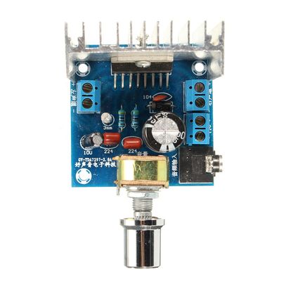 TDA7297 2x15W 12V Mini Amplifier Papan AC/DC Penggunaan Ganda 2.0 Channel
