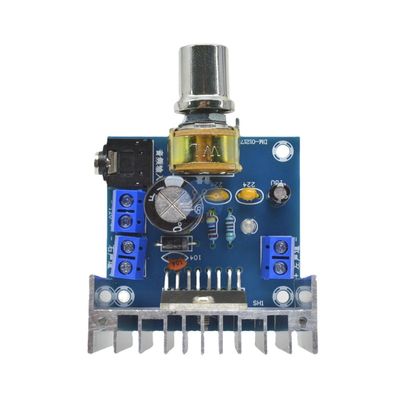 TD7297A Amplifier Audio Module Kelas D Amplifier Board DC 9-15V 15W*2 Stereo dengan Radiator yang Ditingkatkan