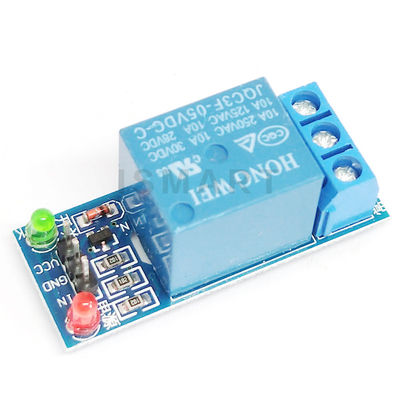 Modul Relai Kontrol 5V 12V Antarmuka Pemicu Tingkat Rendah Satu Saluran