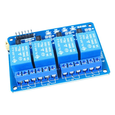 Modul Relai 4 Saluran Optokopler 5V Pendidikan STEM Pemrograman IED