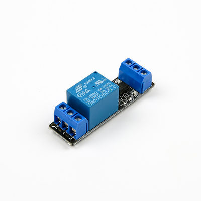 Modul Relai 12V 1 Saluran 53X18X18.5Mm dengan Papan Ekspansi Pemicu Tingkat Rendah Optocoupler