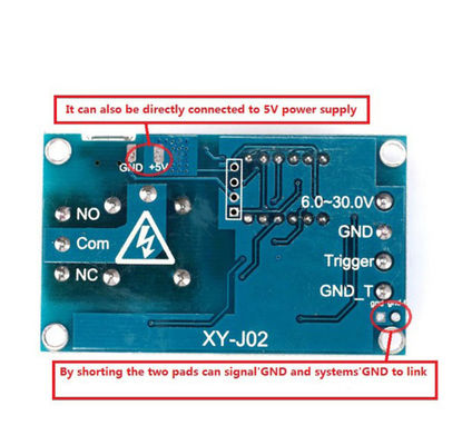 trigger delay Modul Relai Kontrol 1 Modul Relai Saluran Satu