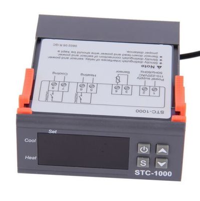 STC-1000 AC 110V-220V Pengontrol Kelembaban Digital Sistem Pemantauan Termostat Suhu