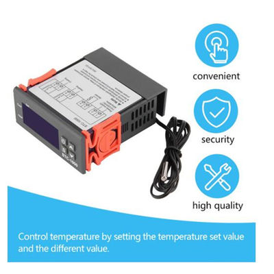 STC-1000 AC 110V-220V Sistem Pemantauan Termostat Pengendali Suhu Kelembaban Digital