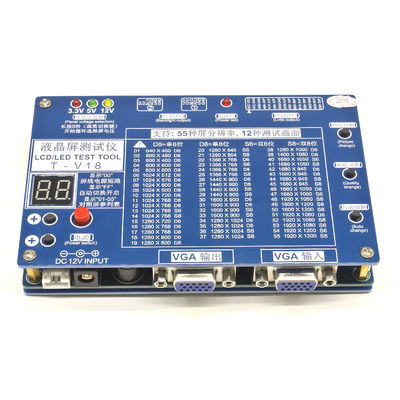 Penguji Panel LCD LED TV Laptop Mendukung Inverter Kabel Antarmuka LVDS 7- 84&quot; W