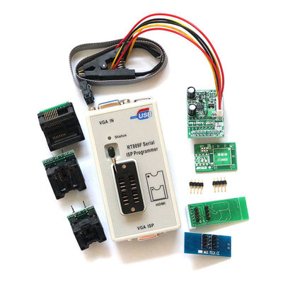 RT809F Programmer Motherboard IC Chip Tester Tool 7 Adaptor SOP16 SOP20