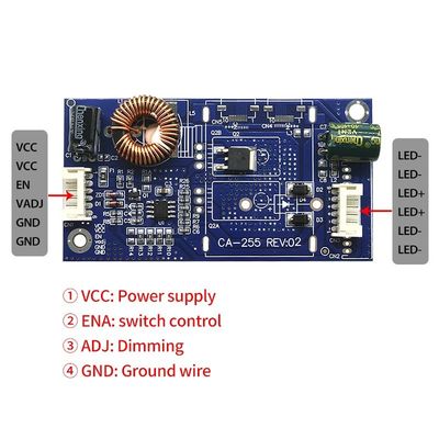 CA-255 Papan Driver Lampu Latar LED Penyesuaian Lebar Pulsa PWM 10.8-28v