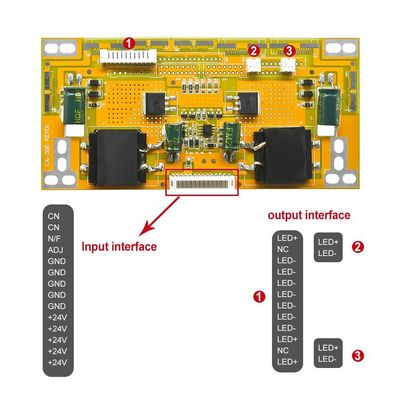 CA-388 Driver Lampu Latar Tv Led Universal 22&quot;-65&quot; Daya Tinggi