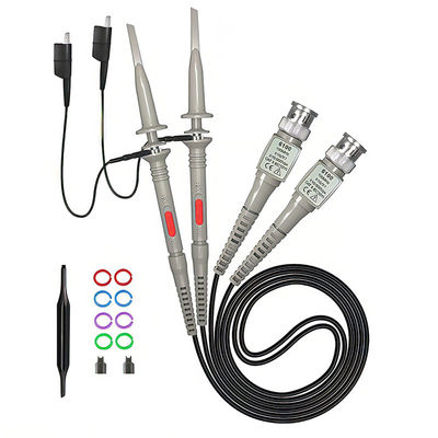 1 Buah 2 Buah P6100 BNC Alat Penguji Kit Probe Osiloskop 100MHz 1X 10X Klip