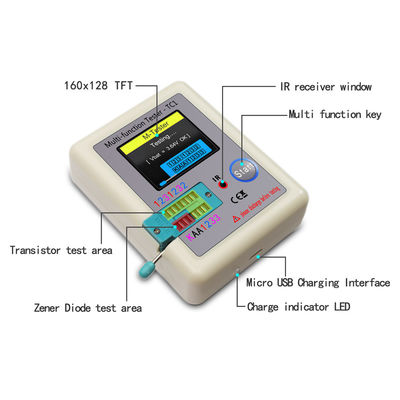 Alat Penguji Transistor MOS PNP NPN TC1 Multimeter Detektor Trioda Dioda