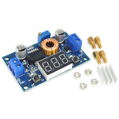 XL4015E 5A 75W Modul Daya Step Down DC DC Dapat Disesuaikan Dengan Tampilan Tegangan