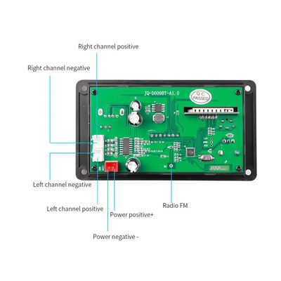 ICCS8673E 80W Dekoder MP3 DC 5V-26V Sistem Amplifier Daya Papan Modul Audio Bluetooth