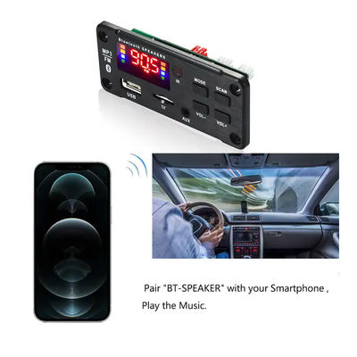 Papan Modul Audio Bluetooth Pemutar MP3 2X25W 50W Sistem Suara Nirkabel Remote Control