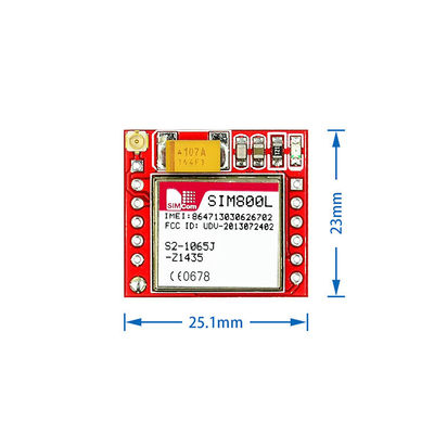SIM800L GPRS GSM Modul Kartu SIM Mikro Inti Quad Band TTL Serial Port