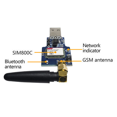SIM800 SIM800C Modul Wifi Nirkabel Usb Ke Modul Gsm Quad Band GSM GPRS