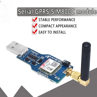 SIM800 SIM800C Modul Wifi Nirkabel Usb Ke Modul Gsm Quad Band GSM GPRS