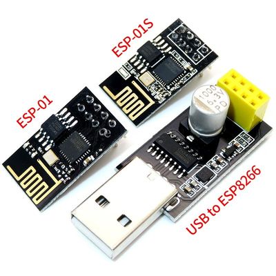 UART GPIO0 ESP-01 Modul Wifi Nirkabel ESP8266 CH340G Esp01 Adaptor Programmer