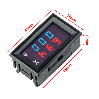 DC 0-100V Digital Pengukur Amper Pengukur Tegangan Volt 10A 100A Ac Pengukur Tegangan Volt Pengukur Amper