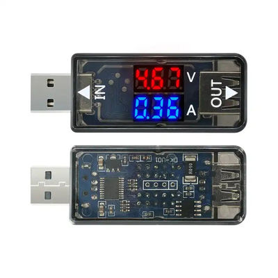 Detektor Uji Pengisian Daya Digital Ammeter Voltmeter Port USB Ganda