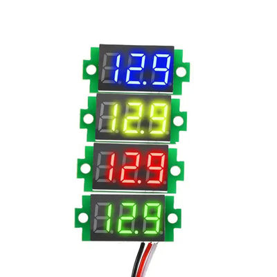 DC 0-100V 0.36 ''Digital Ammeter Voltmeter 3 Kawat Panel Display LED