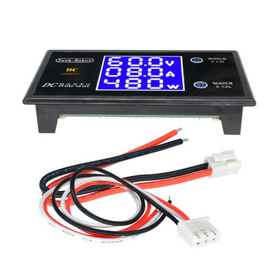 LCD Digital Wattmeter Pengukur Tegangan Volt Pengukur Amper DC 0-100V 10A 1000W
