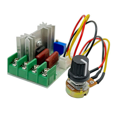 AC 220V 2000w Pengendali Kecepatan Motor Potensiometer Modul Gubernur Dimmer